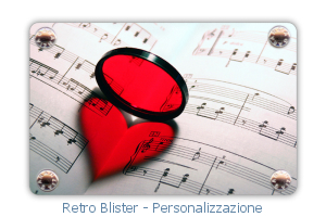 Diamante Naturale Certificato Con Personalizzazione  Spartito Musicale con Cuore