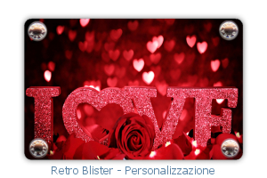 Diamante Naturale Certificato Con Personalizzazione Love Fantasy