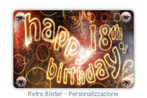 Diamante Naturale Certificato Con Personalizzazione 18emo Happy Birthday