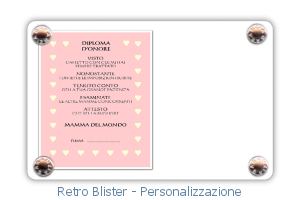 Diamante Naturale Certificato Con Personalizzazione Festa della Mamma